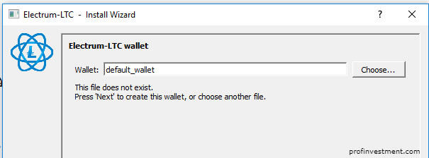 папка установки wallet ltc