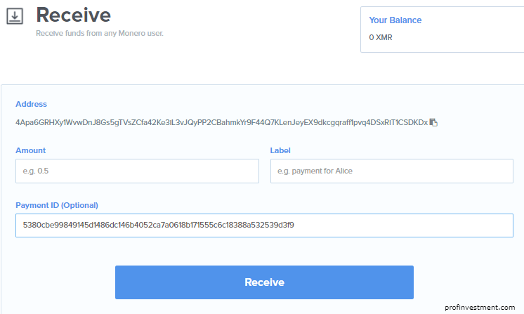 Как сделать кошелек monero