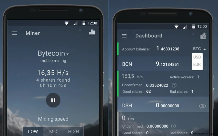 Можно ли майнить биткоины на телефоне android 0 15 биткоина в рублях