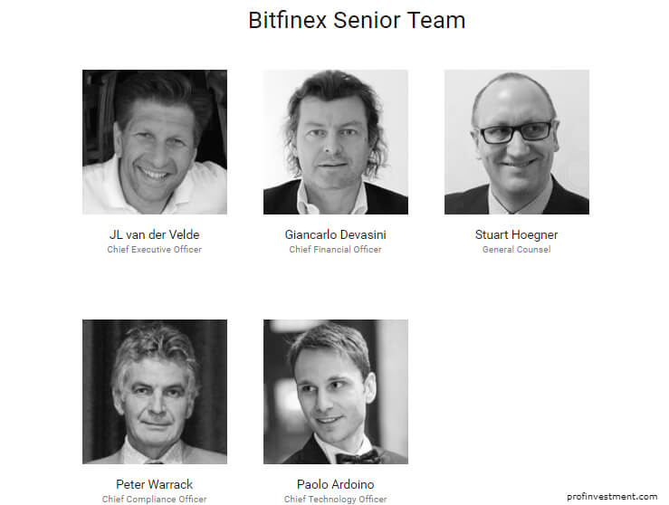 Руководство биржи Bitfinex