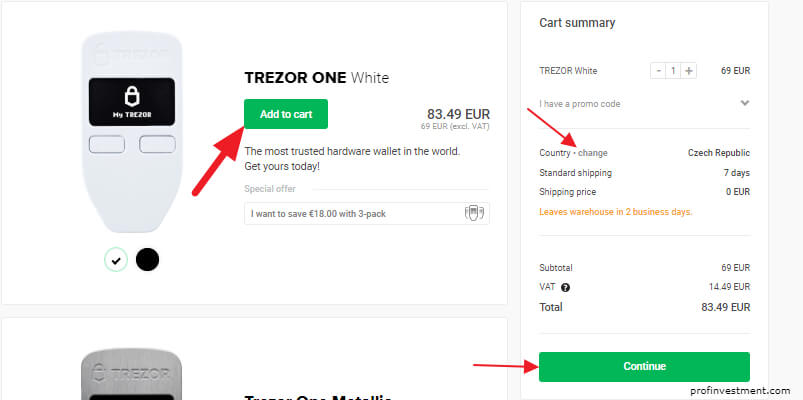 официальный сайт trezor.io для покупки
