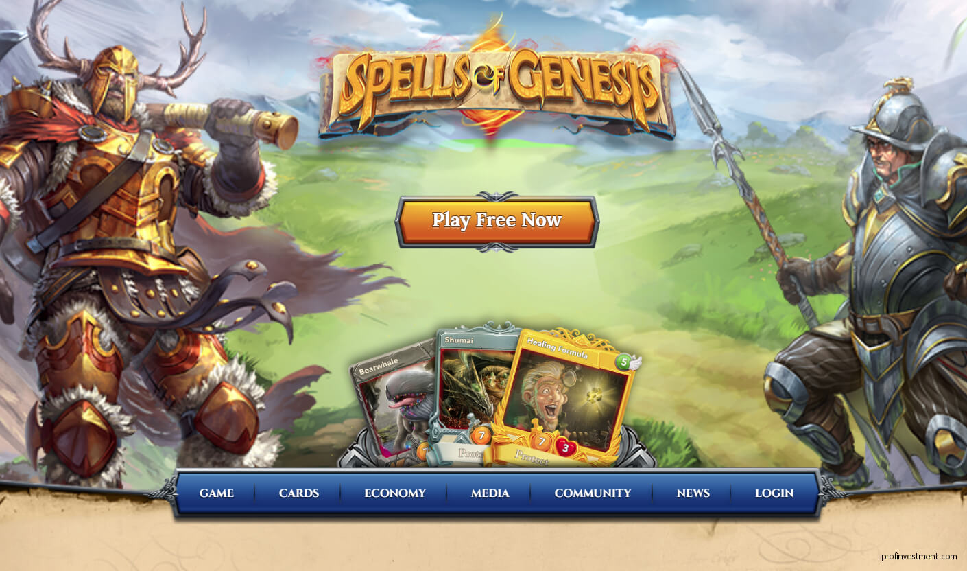 Bitcoin игра Spells of Genesis