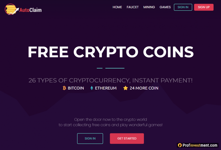 криптовалютный кран для заработка догкоинов AutoClaim для Dogecoin