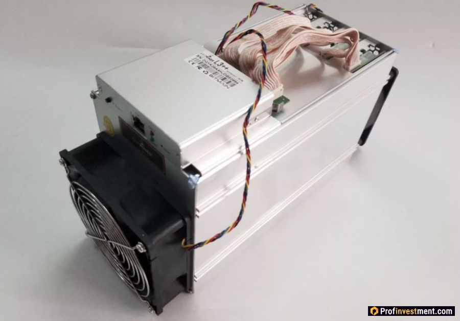 получение догкоинов с помощью майнинга на асике Bitmain Antminer L3++
