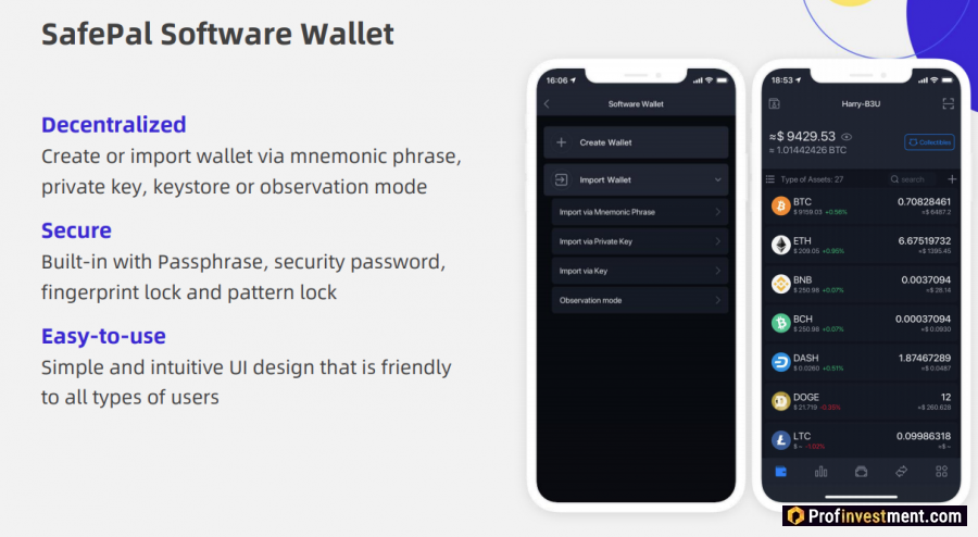 криптовалютный кошелек SafePal App