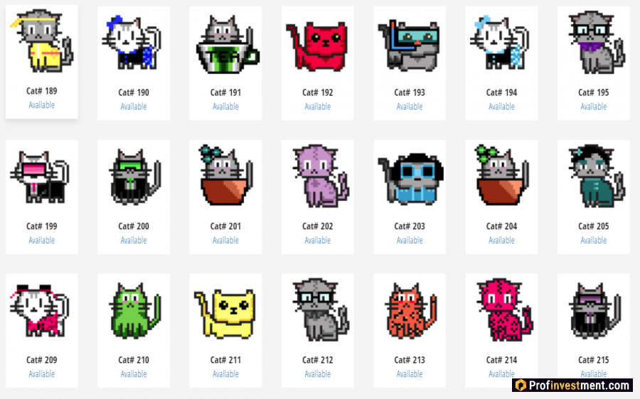 NFT токены CryptoCats