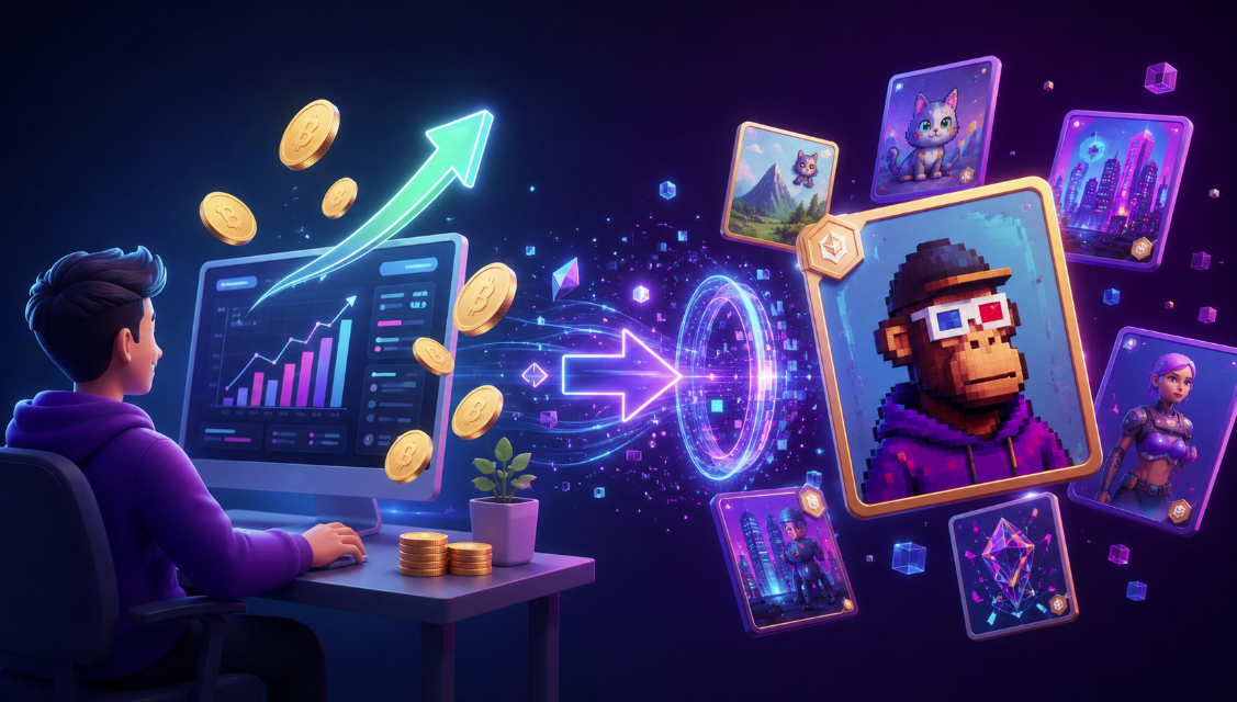 инструкция по получению и заработку NFT токенов