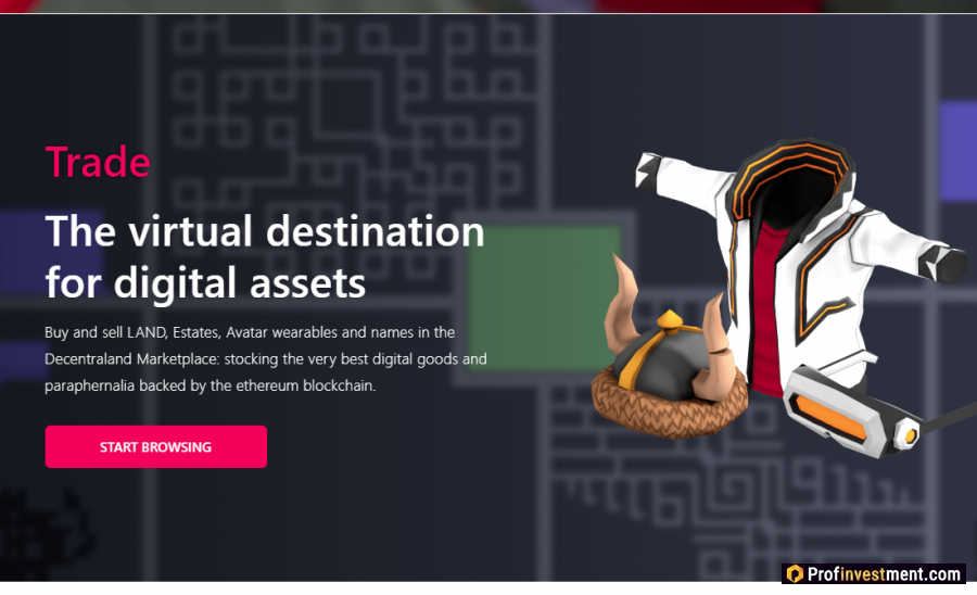 Токены MANA, LAND, Estate