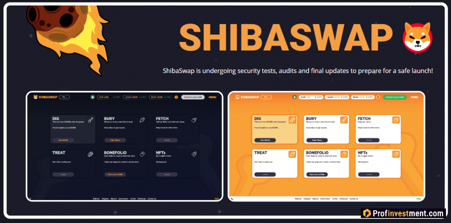 Экономическое устройство Swap shiba