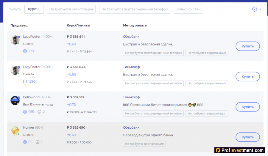 p2p-биржа Bitpapa для РФ