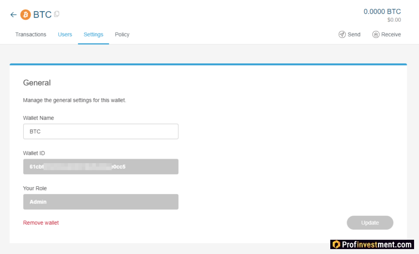 Криптокошелек Bitgo