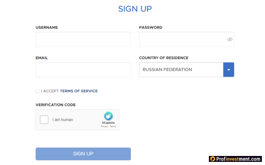 Регистрация кошелька HolyTransaction