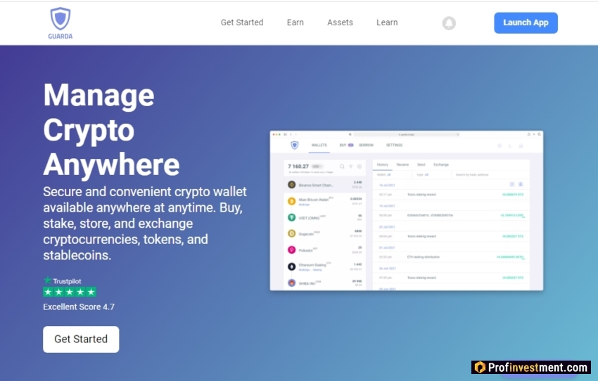 Криптовалютный кошелек Guarda