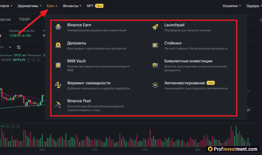 Binance Earn