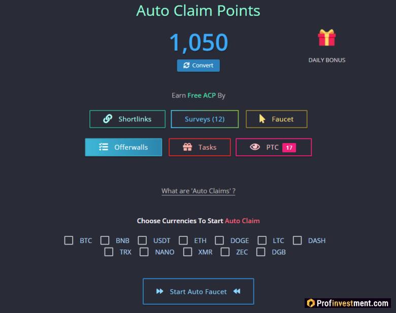Firefaucet - заработок