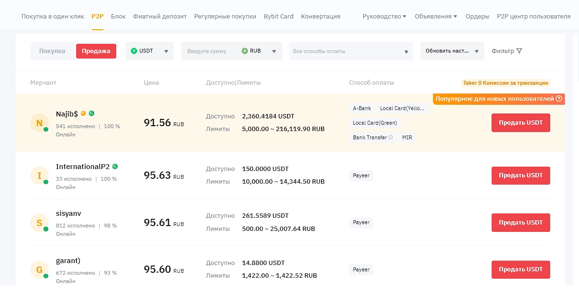 Рассказываем про Bybit P2P