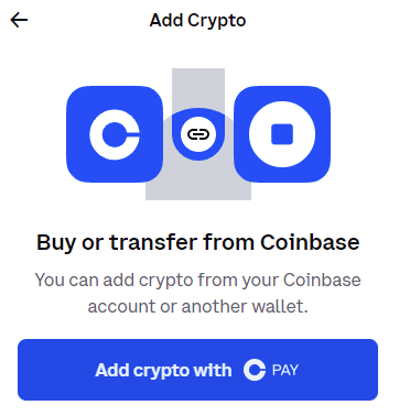 Coinbase Wallet - покупка