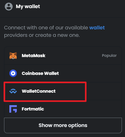 Wallet Connect и OpenSea