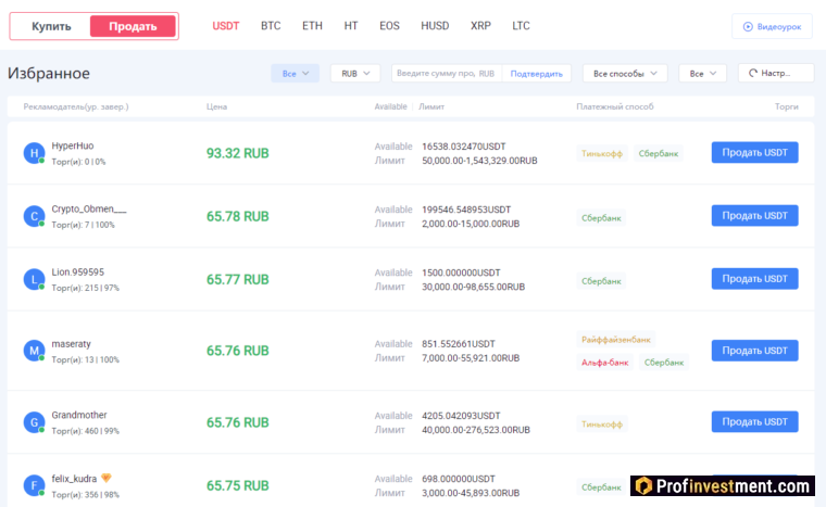 Huobi P2P