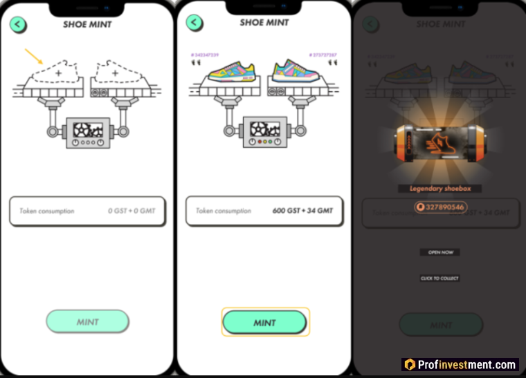 STEPN - чеканка