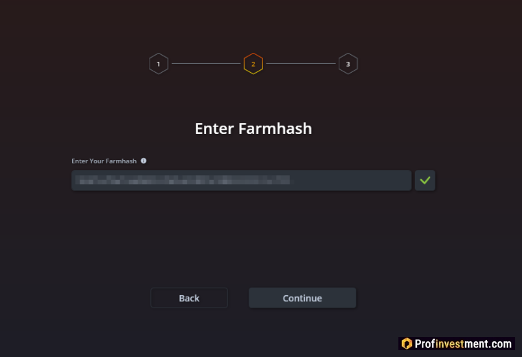 HiveOS - ввод farmhash