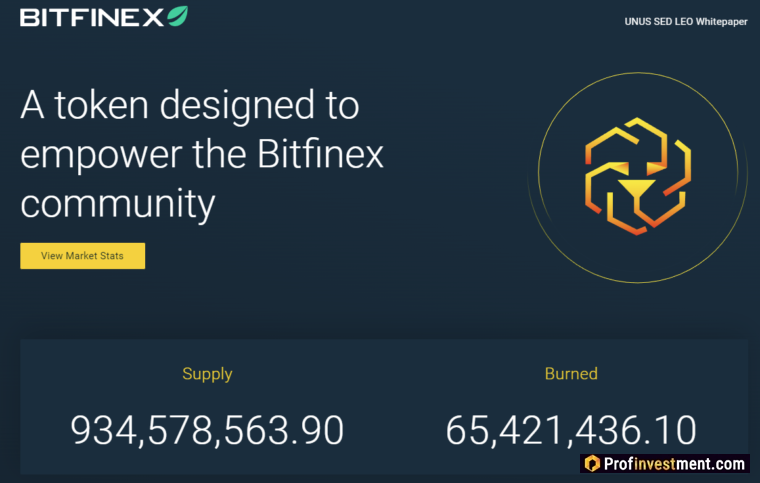 Bitfinex - LEO token