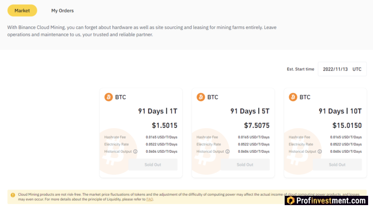 Binance Cloud Mining