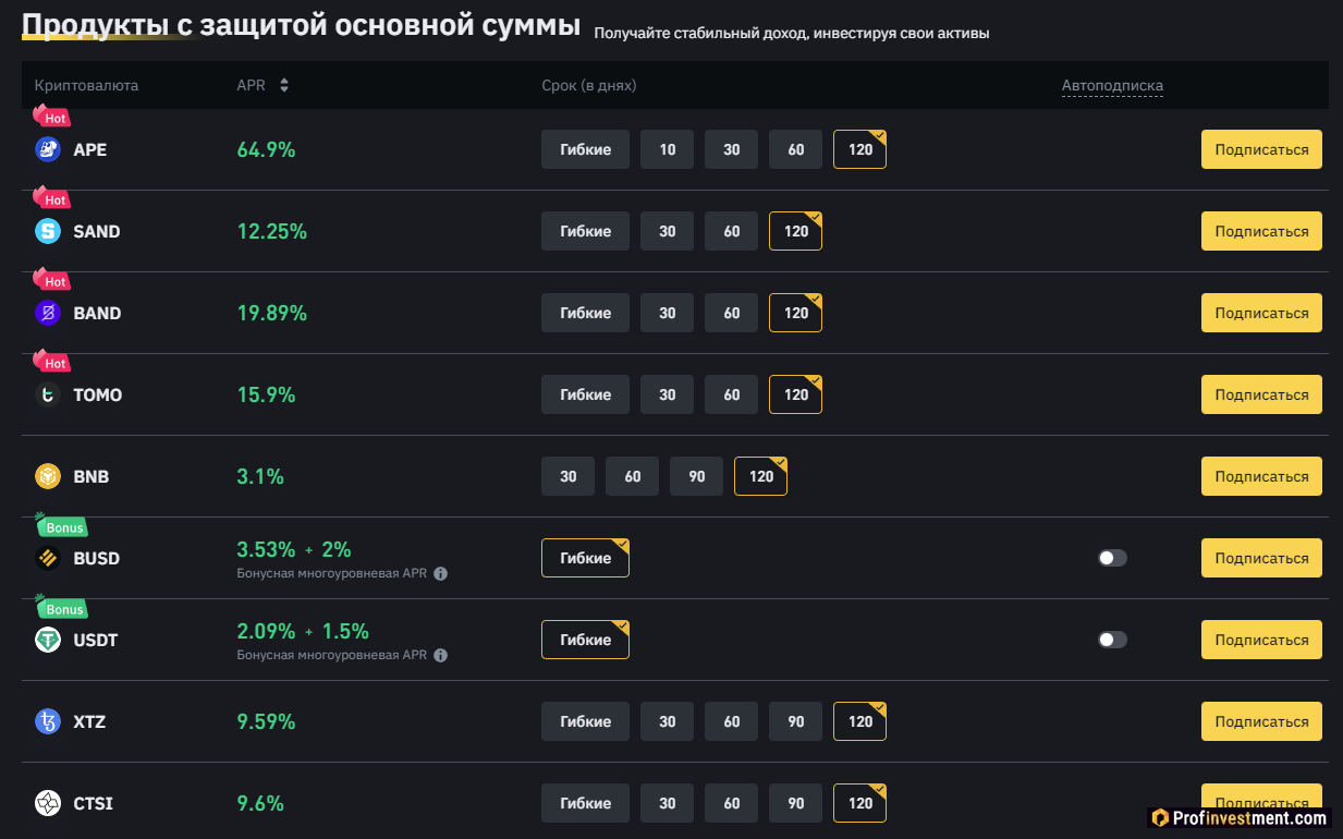 Binance Simple Earn
