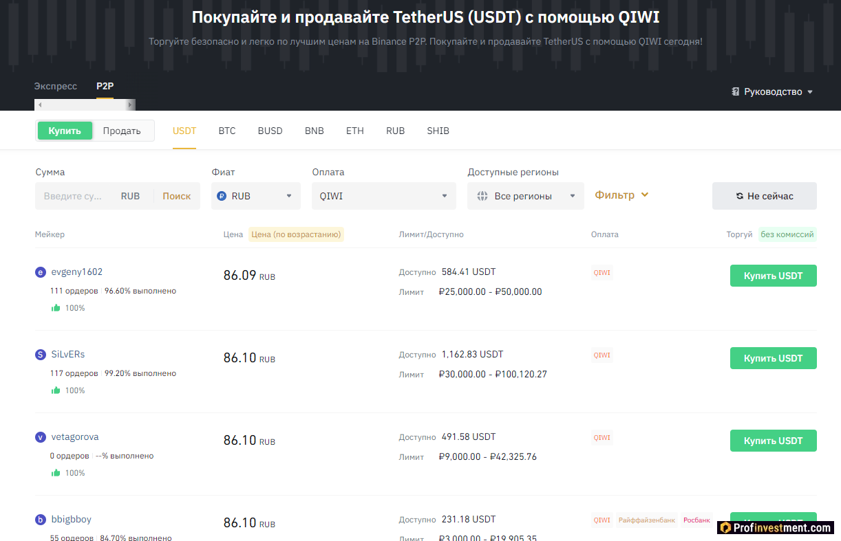 Binance P2P