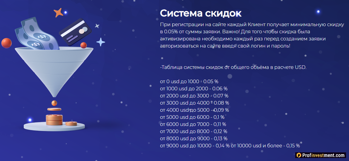 Galaxy Coin - скидочная программа
