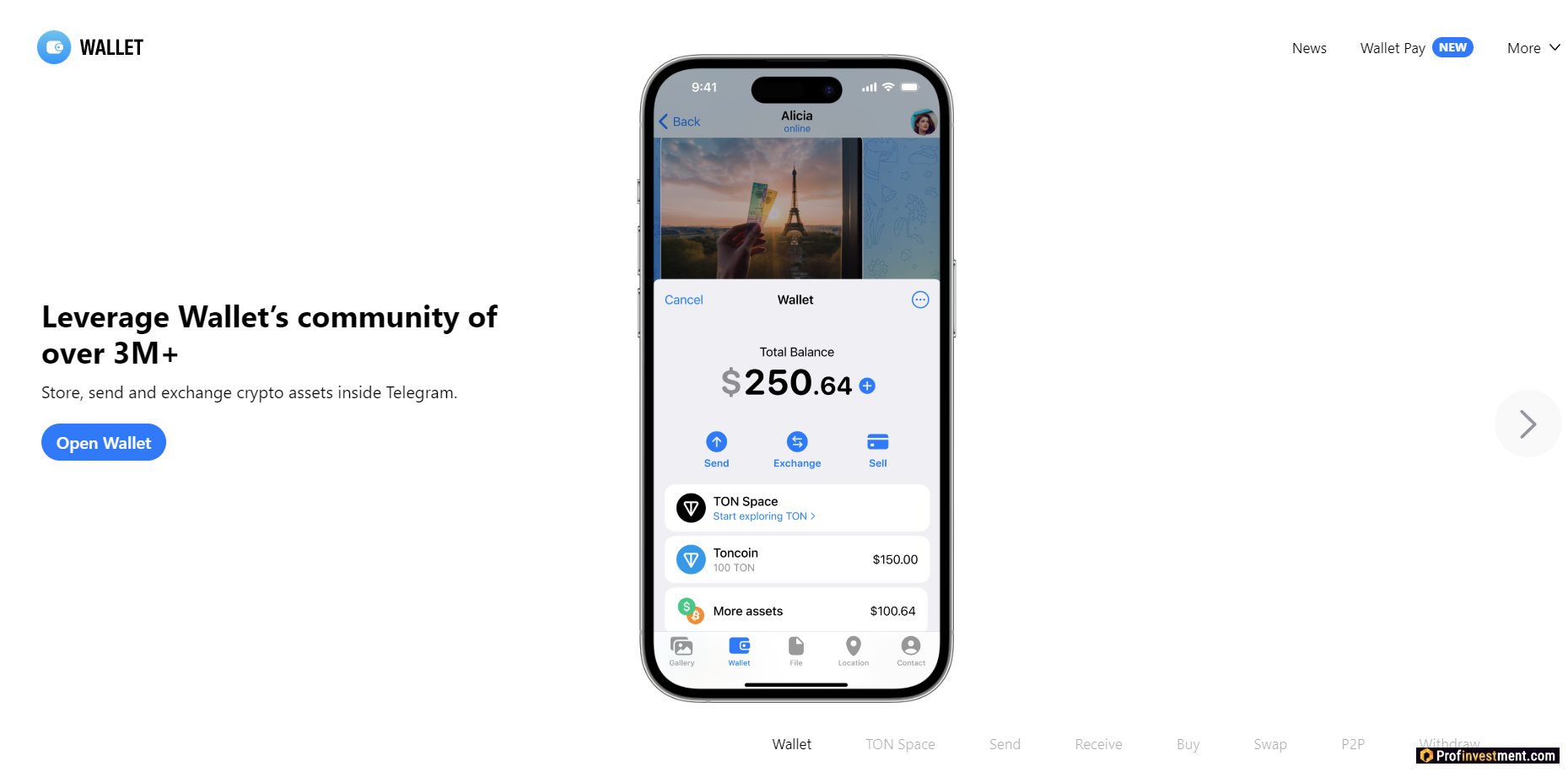 Wallet для Telegram