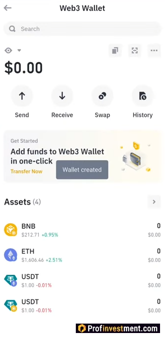 Binance Web3 Wallet - новый кошелек