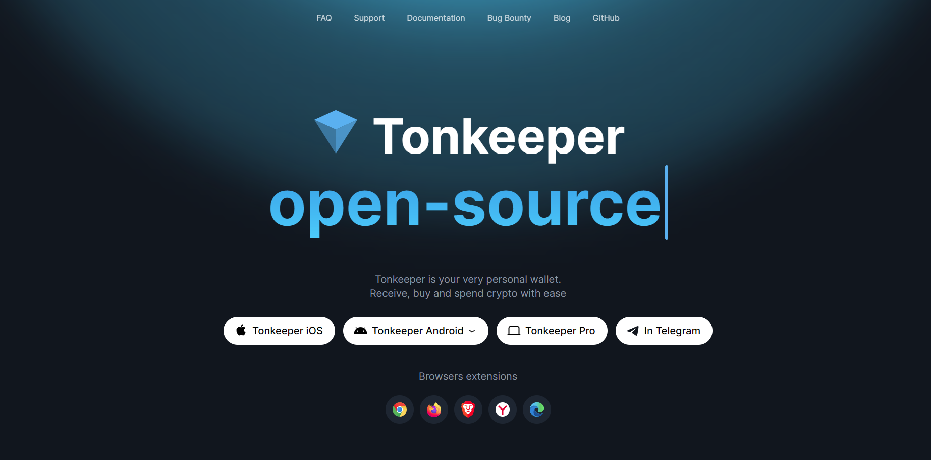 Кошелек Tonkeeper