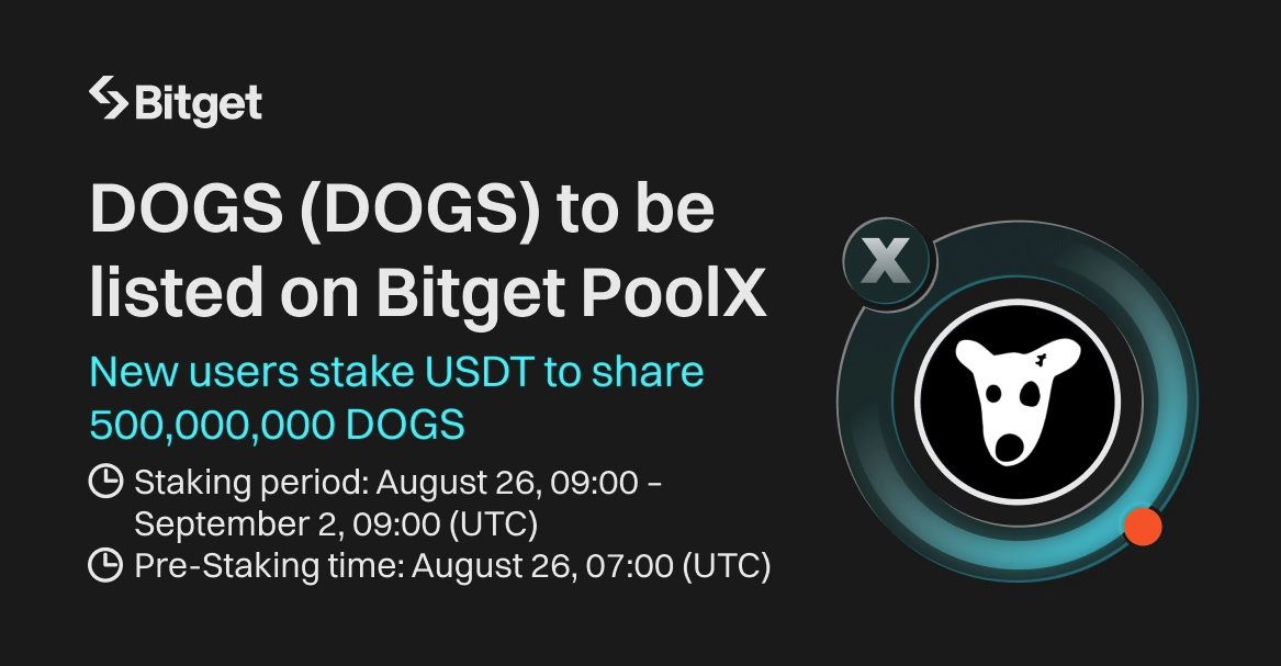 DOGS на Bitget PoolX