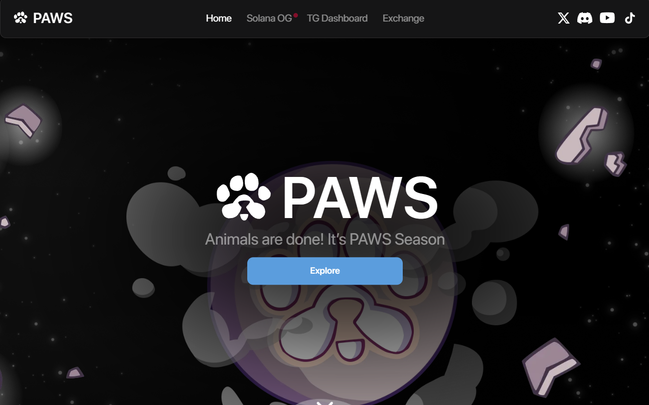 официальный сайт PAWS