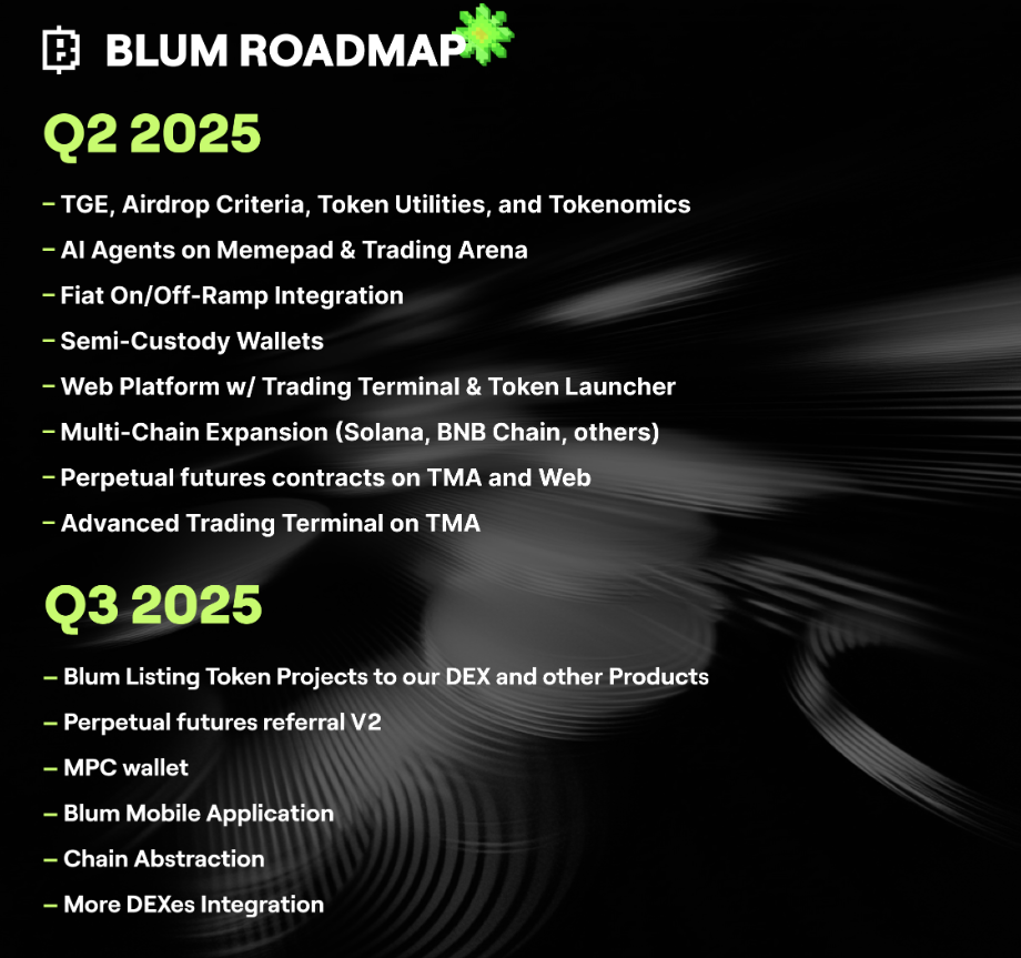 Blum - дорожная карта 2025