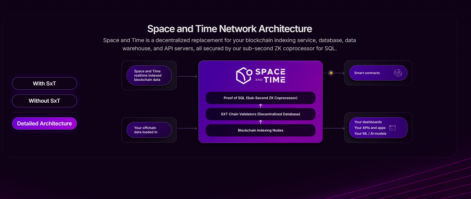Space and Time - архитектура сети
