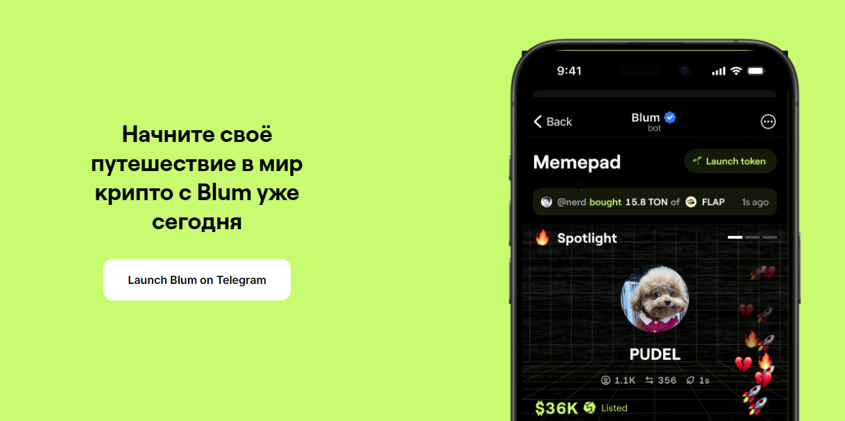 список основных криптобирж с токенами Blum