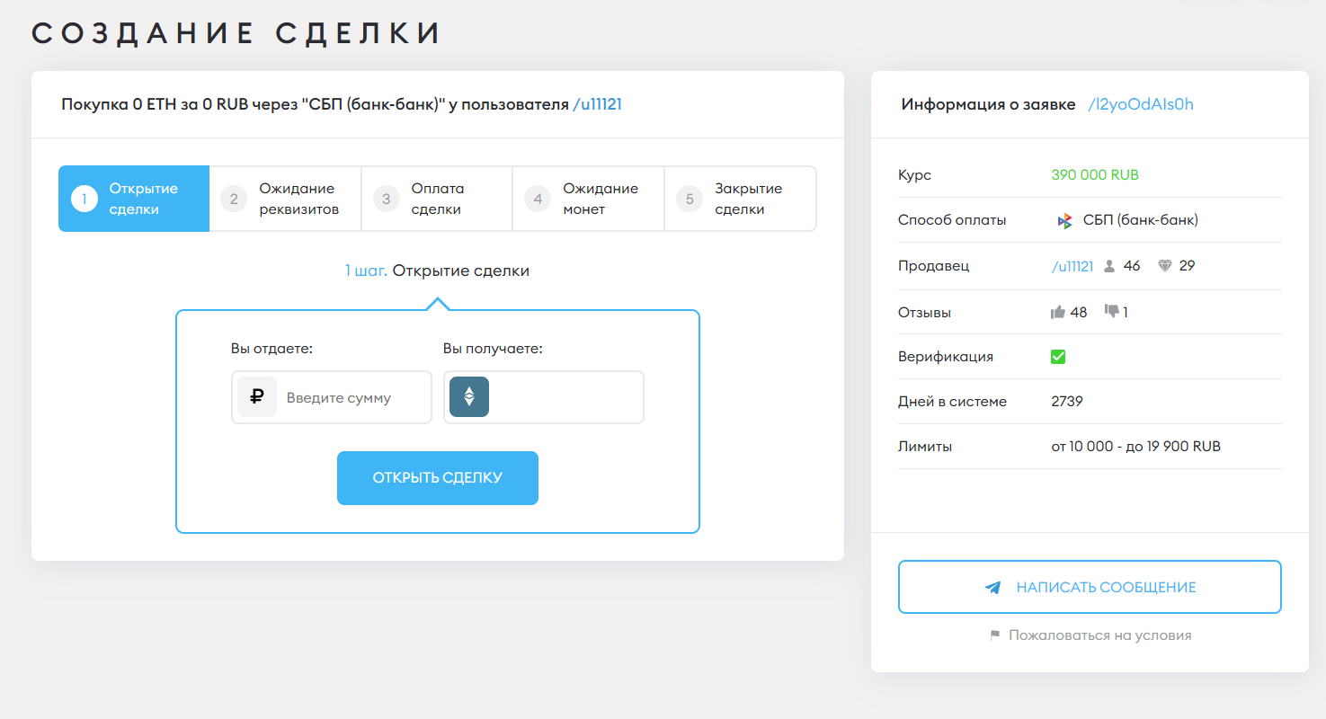 Отдельные P2P платформы