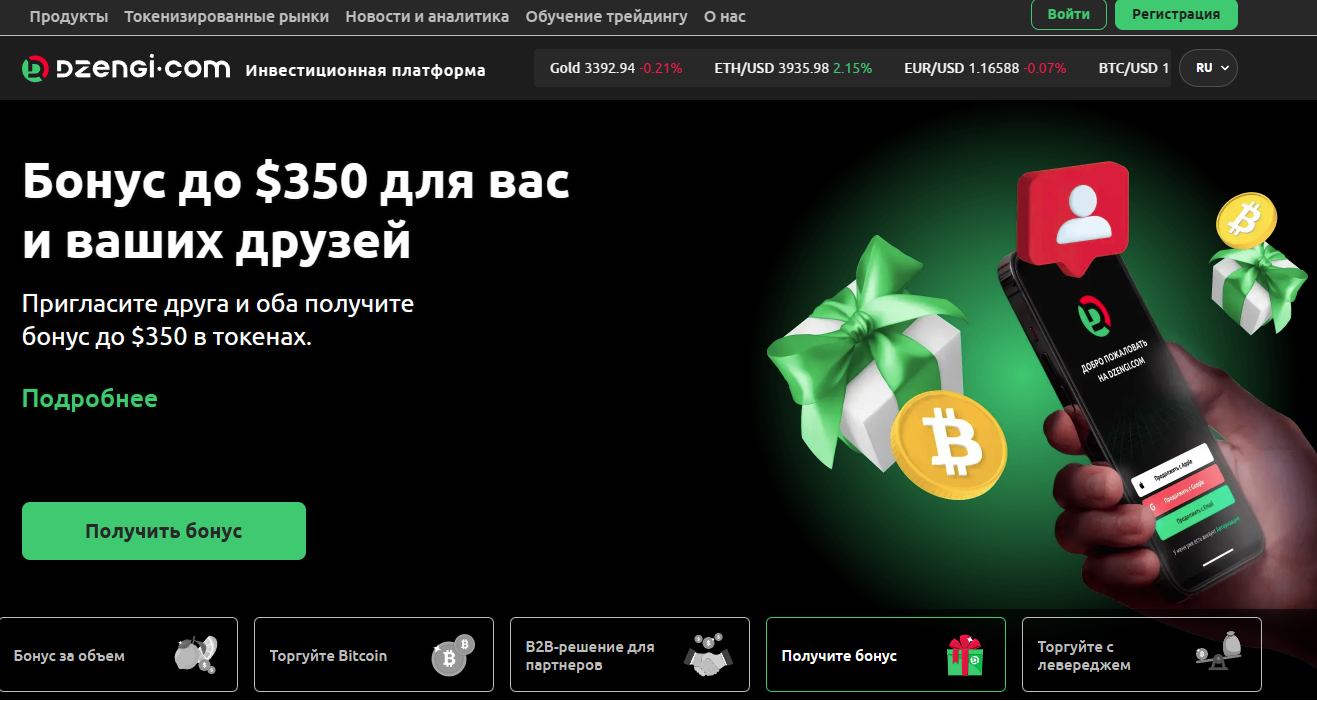 обзор биржи криптовалют Dzengi.com