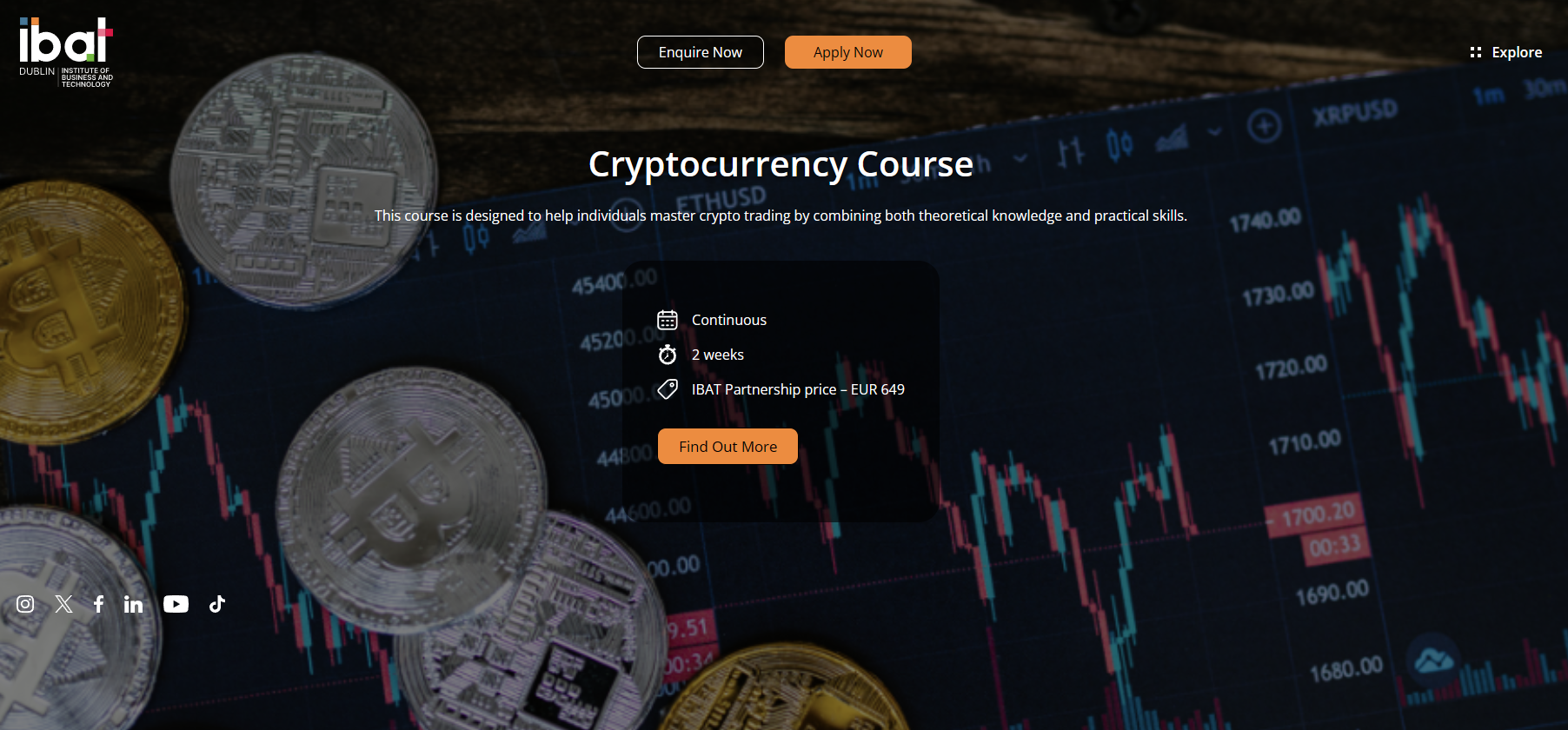 Cryptocurrency Course (IBAT)