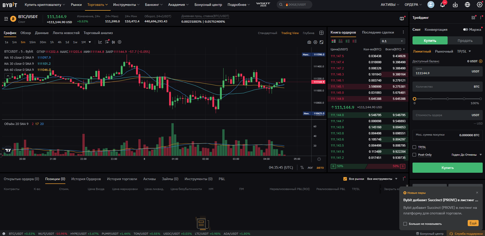 Покупка биткоина через биржи