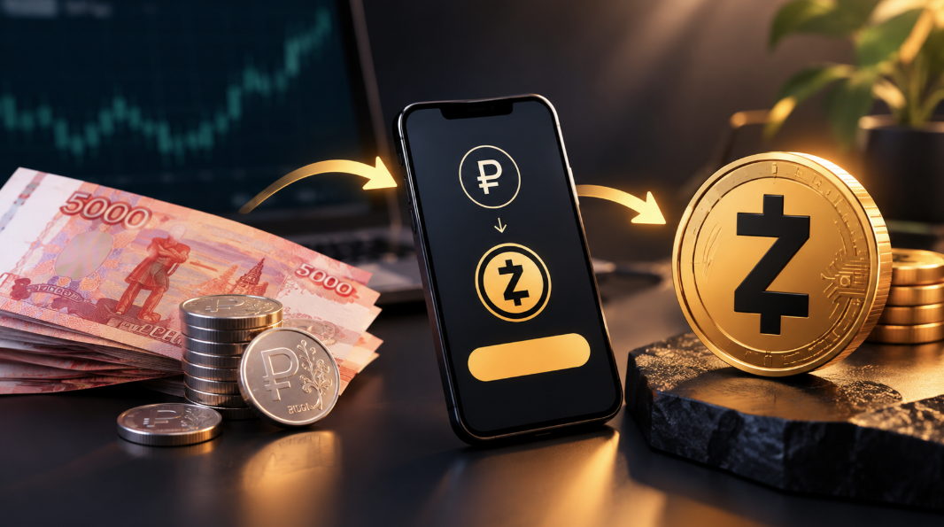 гайд по покупке криптовалюты Zcash за российские рубли