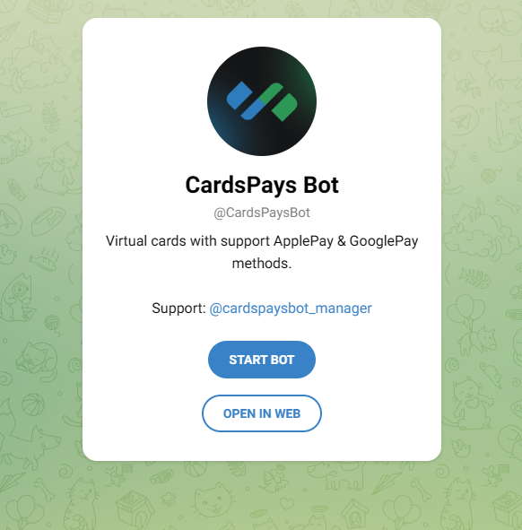 Cards Pays Bot